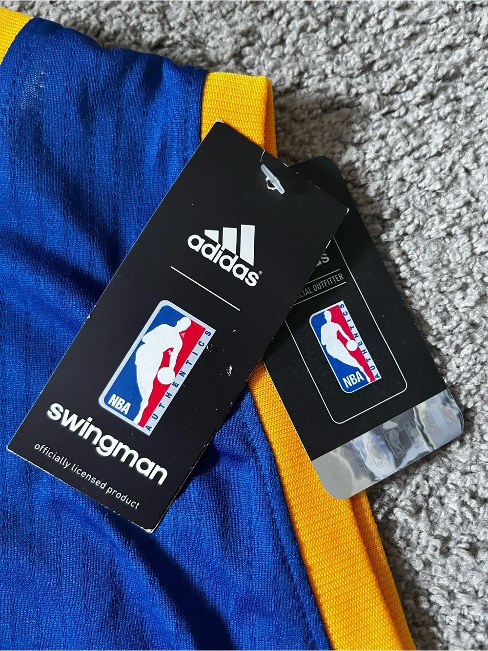 Adidas - Stephen Curry - Golden State Warriors Blue & Gold Jersey - Size 3XL